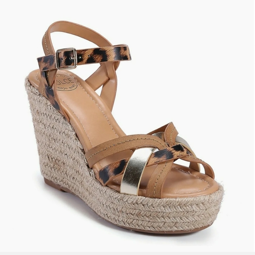 Dolce by Mojo Moxy Damsal Women's Wedge Sandals sz 10M perfect for spring